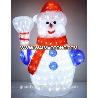 Outdoor Christmas street decorations motif lighted LED snowman lights