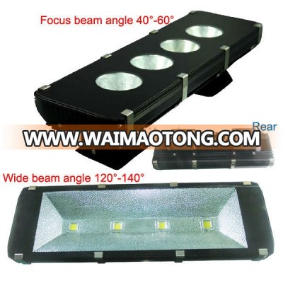 85-265V Cool white light 18000-20000lm black shell wide angle and focus angle 200w led flood light