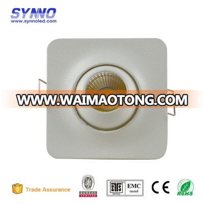 Modern lamp 3W 270lm adjustable square LED Ceiling downlight for home shop hotel